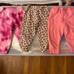 3 pairs baby sweat pants